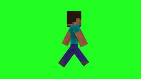 Steve Minecraft™ | Green Screen