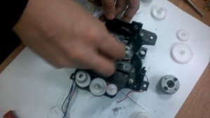 разбор блока муфт (редуктора) Kyocera 1120/2035/1128/1135/2535