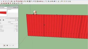 Рисуем забор из профнастила в SketchUp с помощью плагина Profile Builder 2