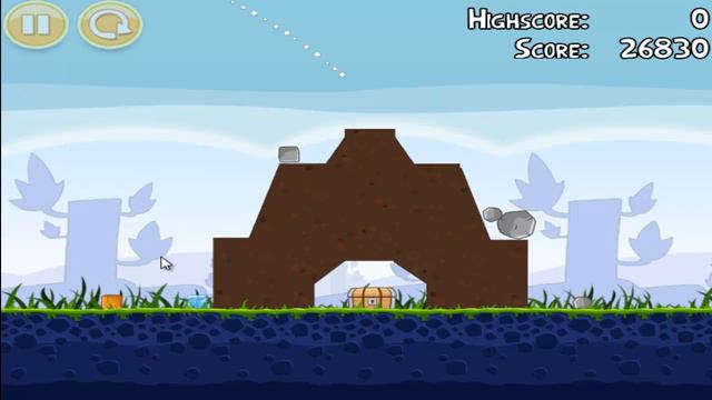 Angry Birds Chrome 1-8 | 3 stars | Poached Eggs | Tutorial walkthrough (HD) смотреть онлайн