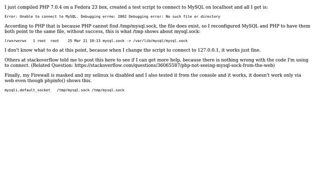 DevOps & SysAdmins: PHP not able to connect to MySQL смотреть онлайн