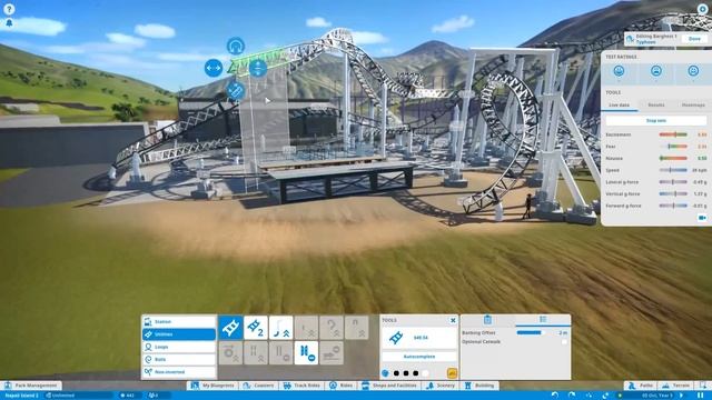ISLA NAPALI - Planet Coaster | Big Dipper Layout (8) смотреть онлайн