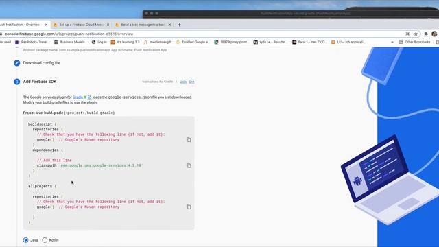 Push Notification from Firebase to Android Applications смотреть онлайн