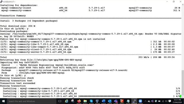 How to install MySQL Server on Centos 7 | MySQL Server 5.7 смотреть онлайн