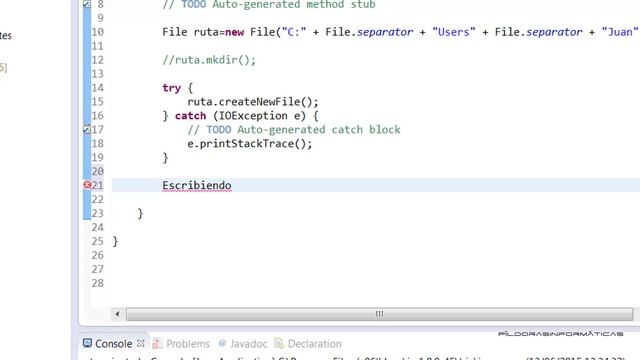 Curso Java. Manipulación archivos y directorios. Clase File II. Vídeo 160 смотреть онлайн