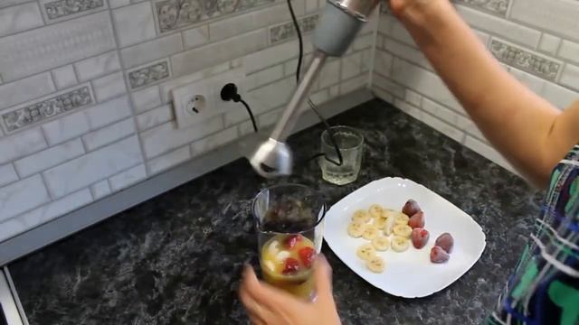 Приготовление смузи с помощью блендера Moulinex DD65C смотреть онлайн