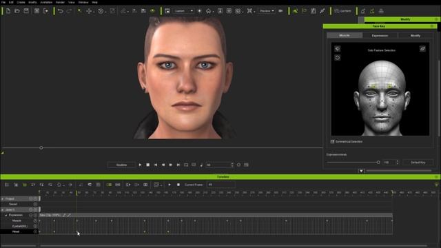 iClone 7 Tutorial - Face Key Editing смотреть онлайн