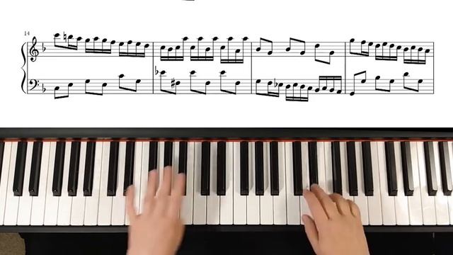 J. S. BACH - Invention No. 8 in F Major, BWV 779 (Intermediate level) смотреть онлайн