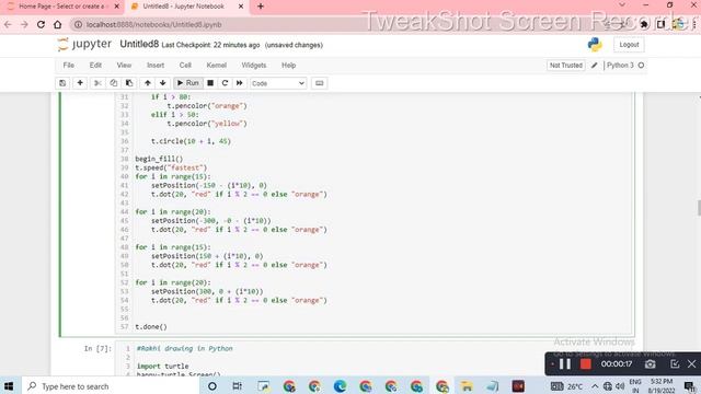 rakhdi in python Drawing in Python || Python turtle library || Python for beginners смотреть онлайн