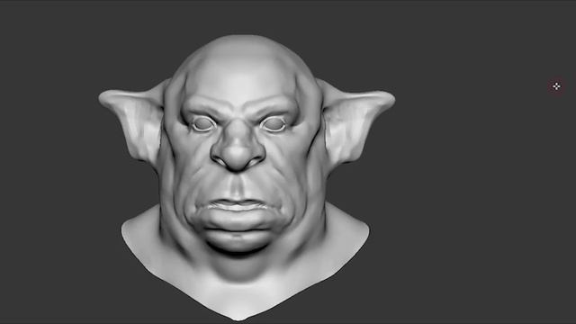 Zbrush Sketching: Ogre with Red Part 1 смотреть онлайн