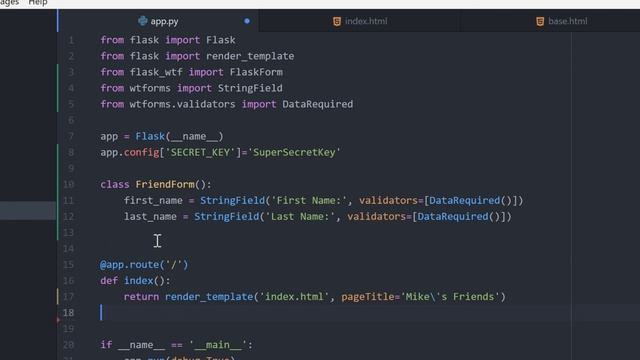 Flask-WTF forms смотреть онлайн