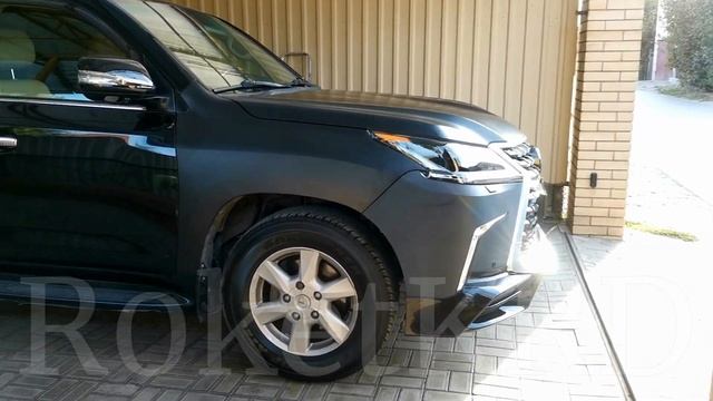 Рестайлинг Lexus lx 570 из 08-2015 года в 2021 год + обвес Черный #рестайлинг #lx570 #рестайлингавт смотреть онлайн