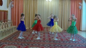 РАЗНОЦВЕТНАЯ ИГРА (детская хореографическая миниатюра танцевальной студии "Карамелька")