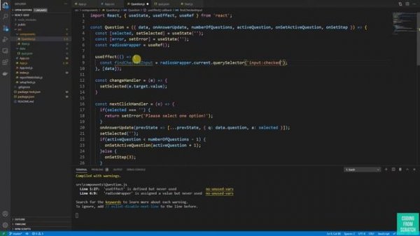 Create Quiz with React JS