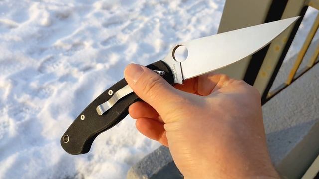 Нож Spyderco C36GPE Military Спайдерко Миля с клинком CPM-S30V и рукоятью G10 USA смотреть онлайн