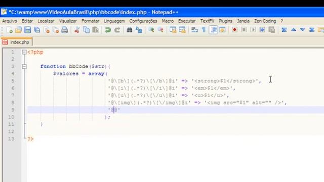 Criando BBCode com PHP смотреть онлайн