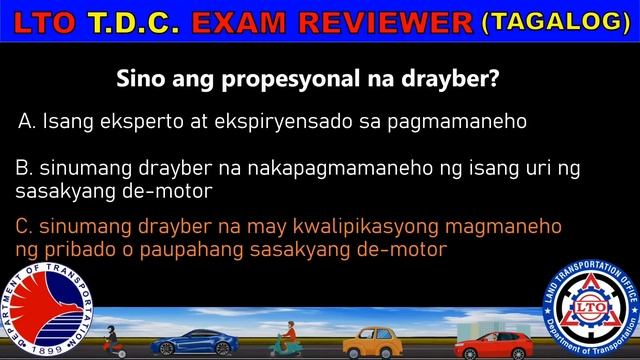 LTO T.D.C. EXAM REVIEWER | STUDENT PERMIT 2023| TAGALOG | UPDATED | Wander J смотреть онлайн