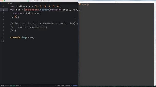 Higher Order Functions: reduce смотреть онлайн