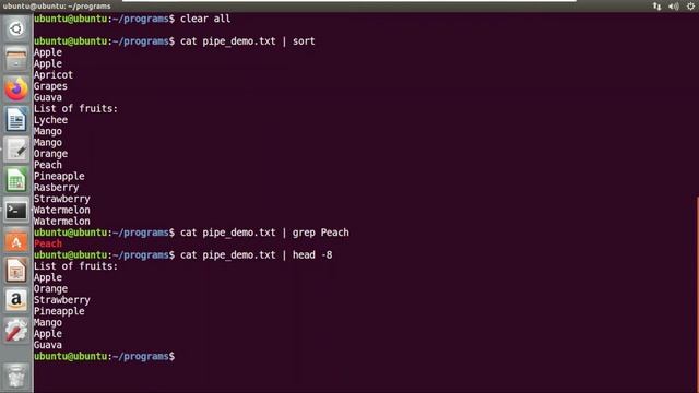 Piping in Linux | How to use pipe to combine commands [Linux Programming] смотреть онлайн