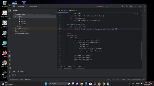 ASMR Programming - Python PyGame 2048 Game - No Talking - Chill beats смотреть онлайн