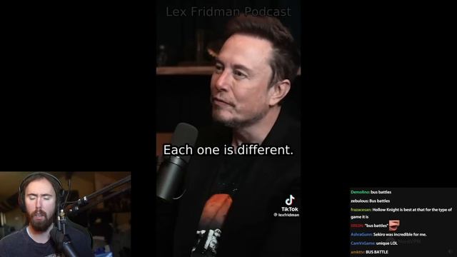 Elon Musk on why he's a Gamer | Asmongold Reacts смотреть онлайн