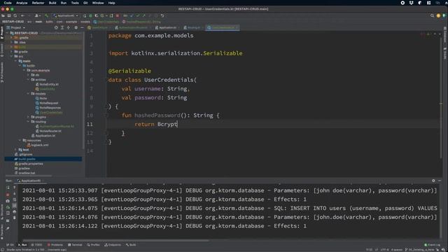 20. Ktor - Encrypting the Password смотреть онлайн