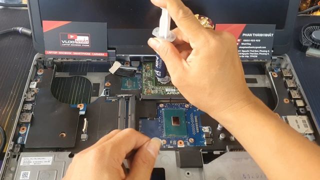 Chi tiết Tra keo tản nhiệt CPU 7510, 7520, 7530 do máy quá nóng và bụi nhiều | sửa chữa laptop смотреть онлайн