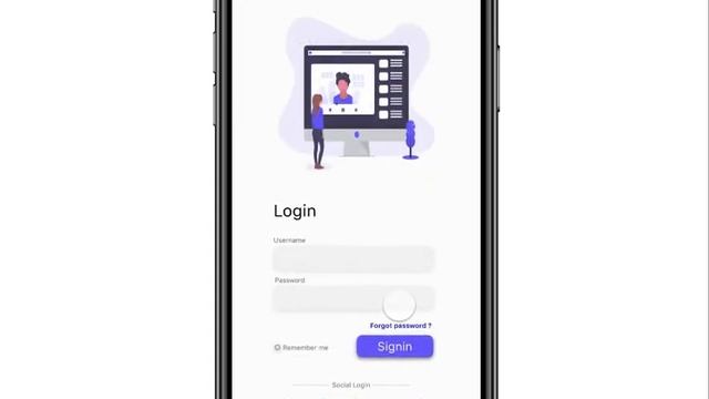 Sign in / Sign up UI Design (With great effects) смотреть онлайн