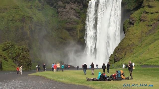Легенды водопадов Исландии. Радуга над Скогафоссом. Исландия. About Iceland. Skogafoss waterfall. смотреть онлайн