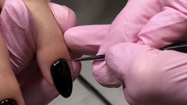 Рисуем гранат | Притягательный эффект черных ногтей | Esthetic Nails смотреть онлайн