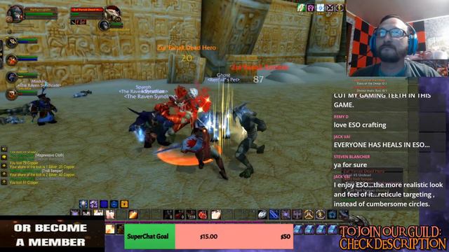World of Warcraft Classic Dungeons : Zul'Farrak Classic Run Live смотреть онлайн