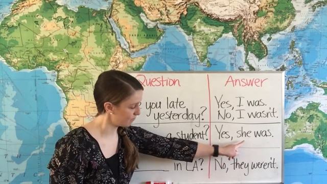 Simple Past: Be Verb in Yes/No Questions смотреть онлайн