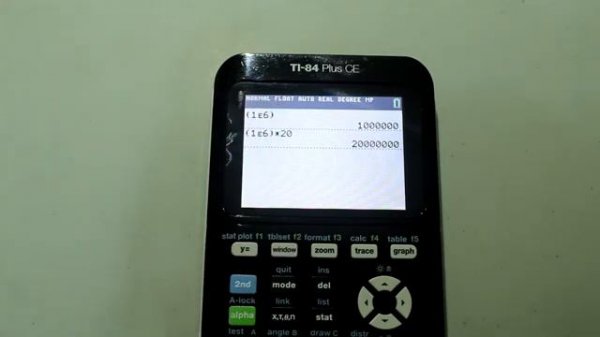 Scientific Notation and Engineering Notation on TI-84 Plus CE