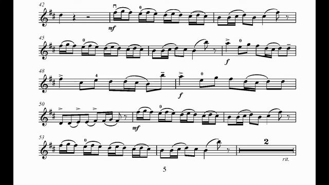 [Full Orchestra Accompaniment] Oscar Rieding Violin Concerto In B Minor Op  35 - 3. Allegro Moderat