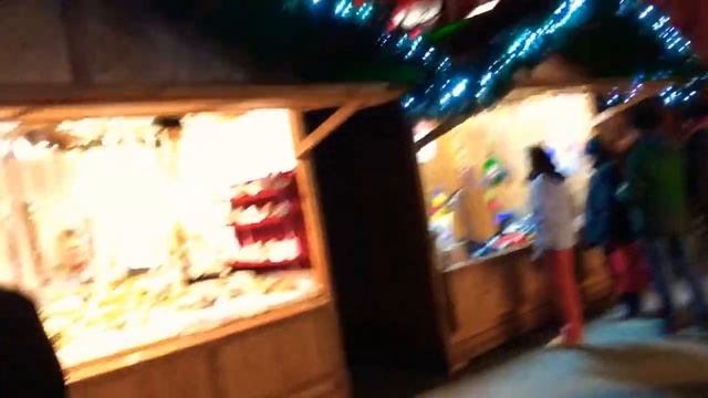 Рождественский базар в Германии город Крефельд Влог Weinachtsmarkt