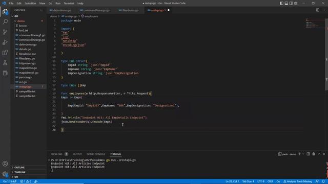 Go Language - Rest API смотреть онлайн