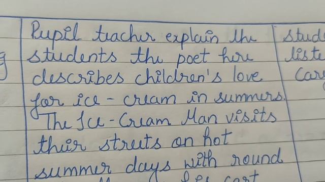 English Lesson Plan|| Ice -Cream Man|| 5th class|| Poem смотреть онлайн