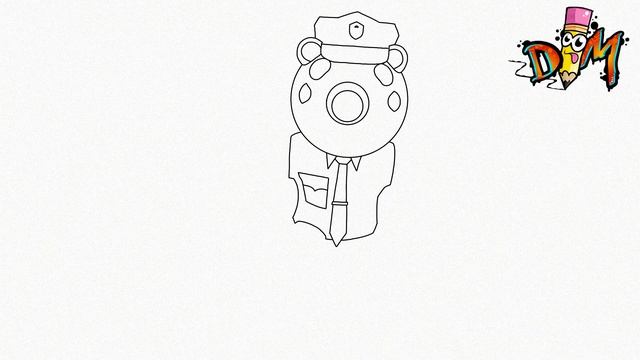 HOW TO DRAW POLEY FROM PIGGY ROBLOX | PIGGY DRAWINGS | como dibujar a poley de piggy roblox смотреть онлайн