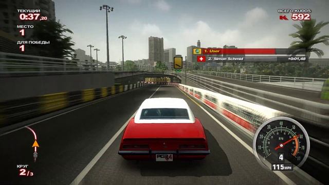 Project Gotham Racing 4 XBOX 360 на ПК эмулятор XENIA CANARY смотреть онлайн
