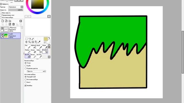 Как рисовать арты с помощью Paint tool SAI. смотреть онлайн