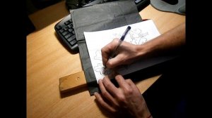 Перенос рисунка на деревянную поверхность для резьбы.