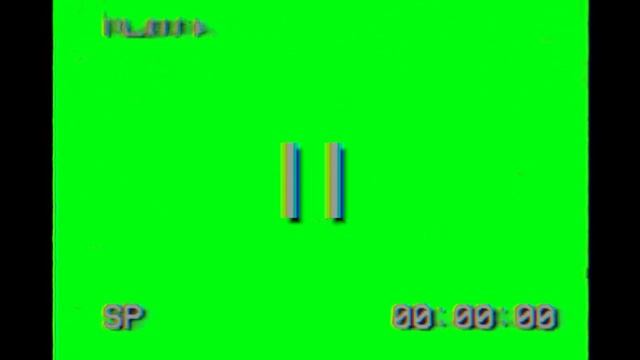 VHS Pause Green Screen (Sound + In & Out) смотреть онлайн