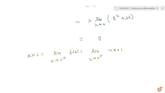 For what value of `lambda` is the function defined by `f(x)={lambda(x^2-2x), ifxlt=0 4x+1, ifx g... смотреть онлайн