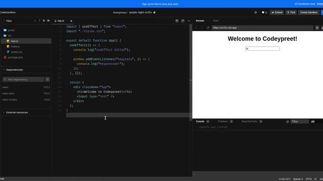 React - Learn useEffect Hook - Part 3 смотреть онлайн