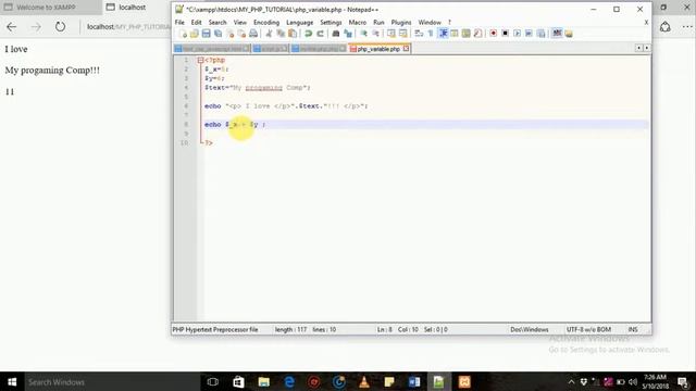 How To Implement Variable Creation In PHP (Amharic) смотреть онлайн