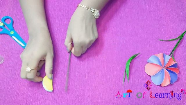 Easy & Simple DIY Paper Flowers Tutorial || Origami Easy Paper Flower || Art Of Learning || смотреть онлайн