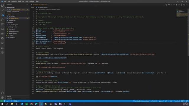 Automating Let's Encrypt Certificate Creation with Azure DevOps YAML Pipelines смотреть онлайн