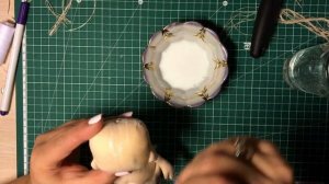 Грунтовка текстильной куклы .