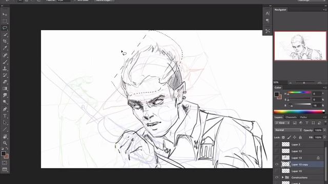How to CLEAN UP your MESSY Sketches смотреть онлайн