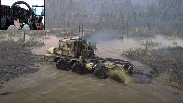 SnowRunner - Will the SUV be able to pull the Truck out? смотреть онлайн